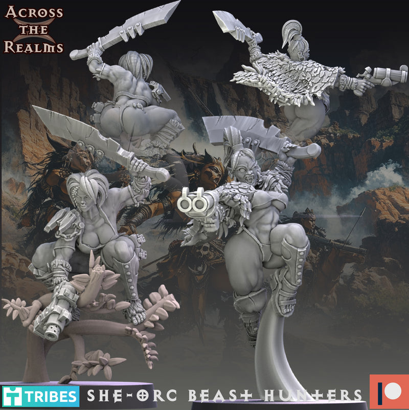 She-Orc Beast Hunter Miniatures | Beast Huntaz