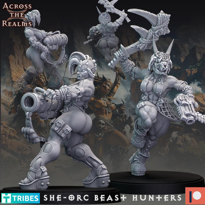 She-Orc Beast Hunter Miniatures | Beast Huntaz