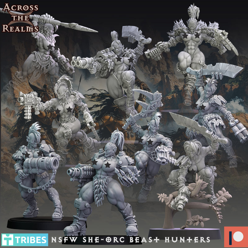 She-Orc Beast Hunter Miniatures | Beast Huntaz
