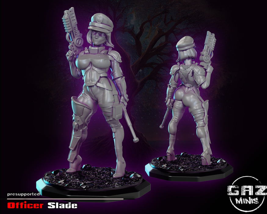 Officer Slade | Law of the Lawless | Fantasy Miniature | Gaz Minis TabletopXtra