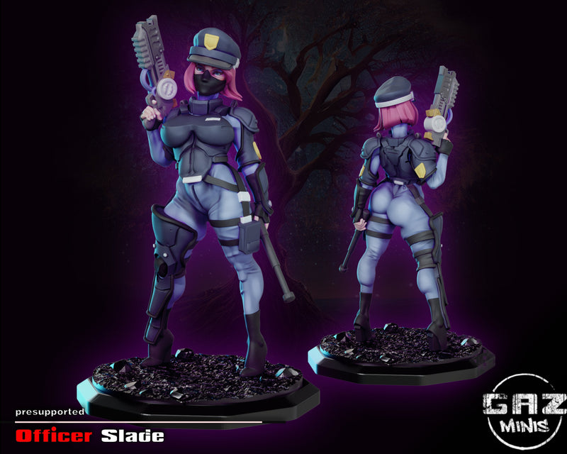Officer Slade | Law of the Lawless | Fantasy Miniature | Gaz Minis TabletopXtra