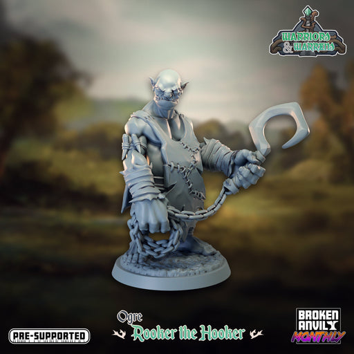 Ogre Rooker the Hooker | Warriors and Warrens | Tabletop RPG Miniature TabletopXtra