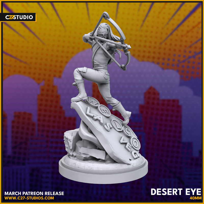 Desert Eye | Heroes | Sci-Fi Miniature | C27 Studio