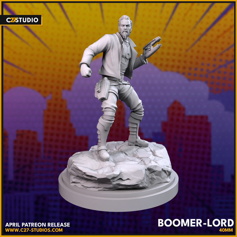 Boomer Lord | Heroes | Sci-Fi Miniature | C27 Studio
