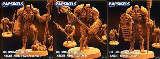 Omegas Battle Knight Armour Miniatures | Aliens Vs Humans V | Sci-Fi Miniature | Papsikels TabletopXtra