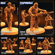 Omegas Space Rambutan Expedition Miniatures (Full Set) | Sci-Fi Miniature | Papsikels TabletopXtra