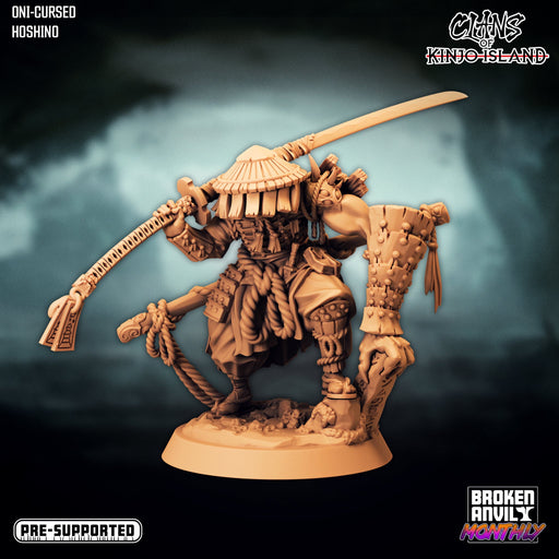 Oni Cursed Hoshino | Clans of Kinjo Island | Tabletop RPG Miniature TabletopXtra