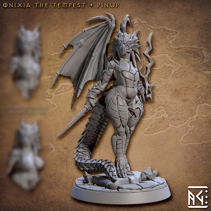 Onixia | Draconian Scourge | Fantasy D&D Miniature | Artisan Guild