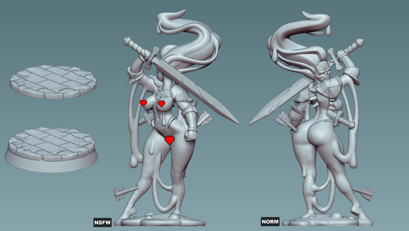 Slime Boss Ooozarra | Fantasy Pin-Up | Gaz Minis