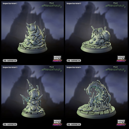 Ooze Miniatures | Mis-Adventurers | Tabletop RPG Miniature TabletopXtra