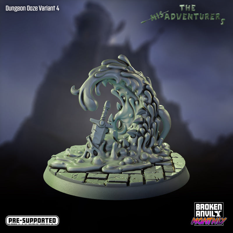 Ooze Miniatures | Mis-Adventurers | Tabletop RPG Miniature TabletopXtra