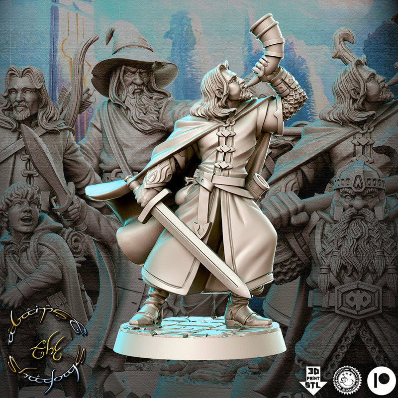 Orlando Bogamir | Against the Shadows | Fantasy Miniature | RN Estudio TabletopXtra