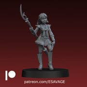 Outer Scout Miniatures | Sailor Scouts | Fantasy Miniature | Ethan Savage Studios TabletopXtra