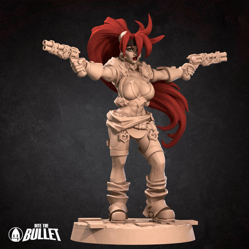 Outlaw Mercenary Pin-Up | Tabletop Fantasy Resin Miniatures | BTB