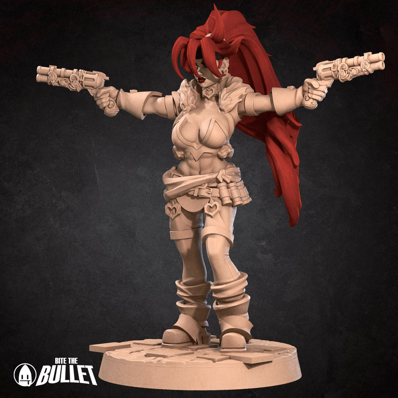 Outlaw Mercenary Pin-Up | Tabletop Fantasy Resin Miniatures | BTB