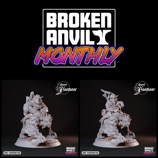 Owlfolk Owlbear Riders Miniatures | Legend of Daemoor | Tabletop RPG Miniature TabletopXtra