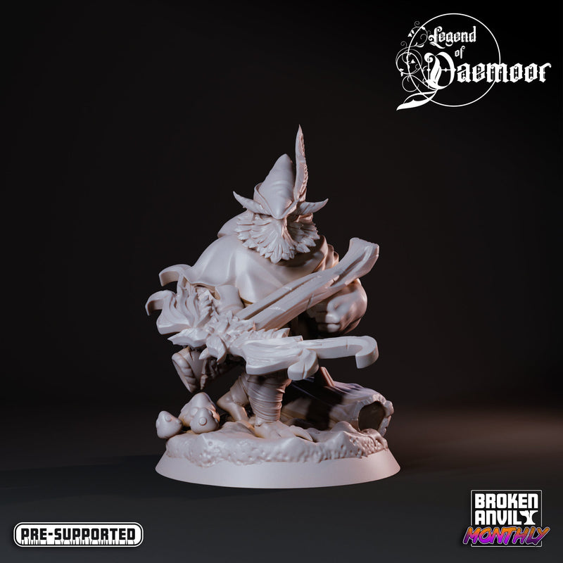 Owlfolk Ranger w/ Crossbow (Hat) | Legend of Daemoor | Tabletop RPG Miniature TabletopXtra