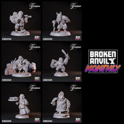 Owlfolk Villagers Miniatures | Legend of Daemoor | Tabletop RPG Miniature TabletopXtra