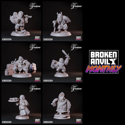 Owlfolk Villagers Miniatures | Legend of Daemoor | Tabletop RPG Miniature TabletopXtra