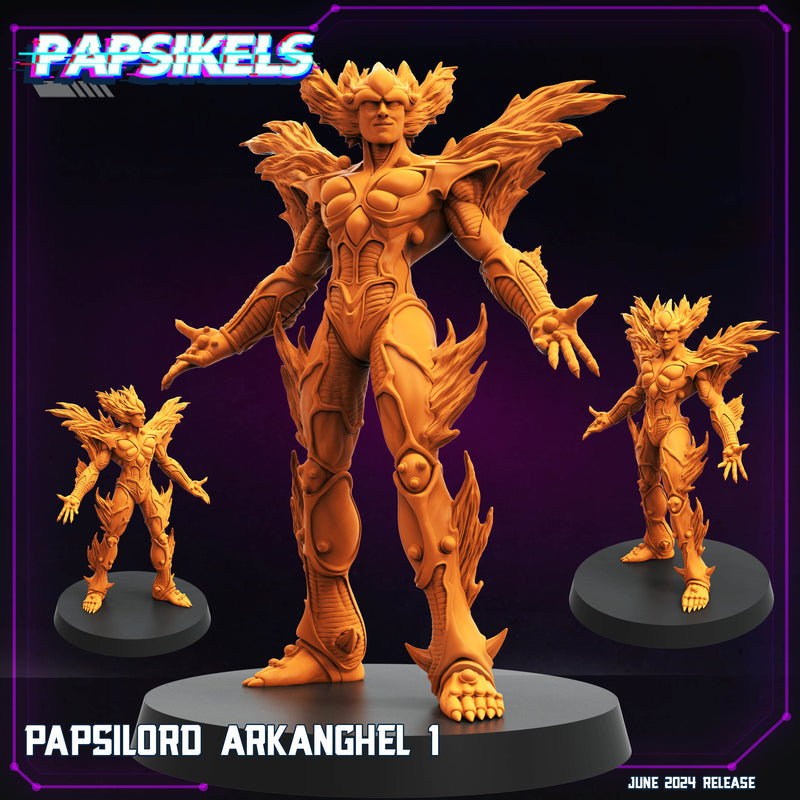 Papsilord Arkanghel Miniatures | Cyberpunk | Sci-Fi Miniature | Papsikels