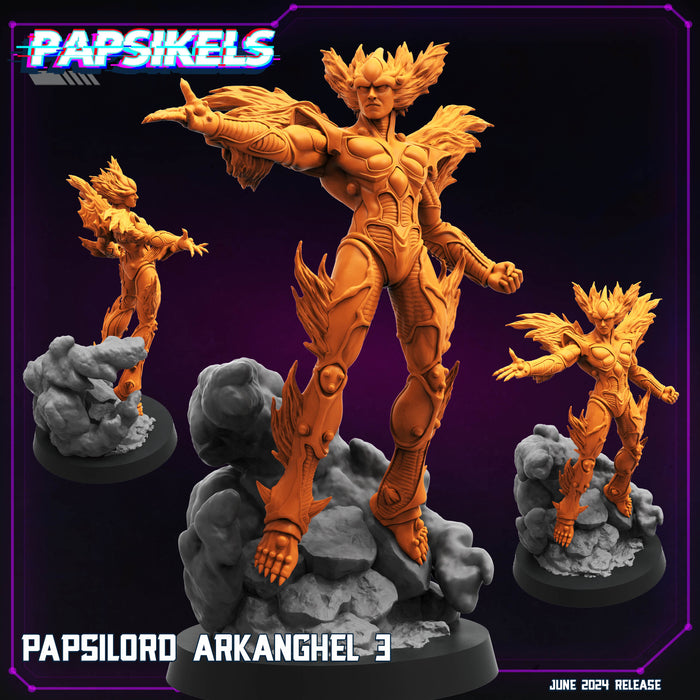 Papsilord Arkanghel Miniatures | Cyberpunk | Sci-Fi Miniature | Papsikels