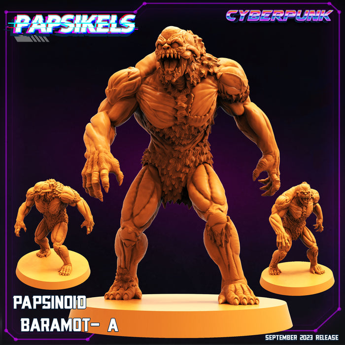 Papsinoid Beramot Miniatures | Cyberpunk | Sci-Fi Miniature | Papsikels