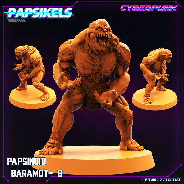 Papsinoid Beramot Miniatures | Cyberpunk | Sci-Fi Miniature | Papsikels