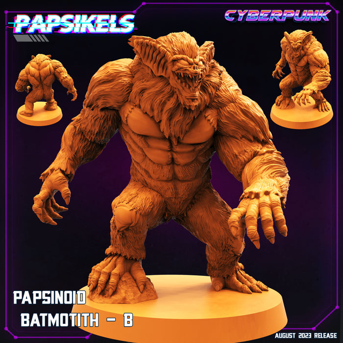 Papsinoid Batmotith Miniatures | Cyberpunk | Sci-Fi Miniature | Papsikels