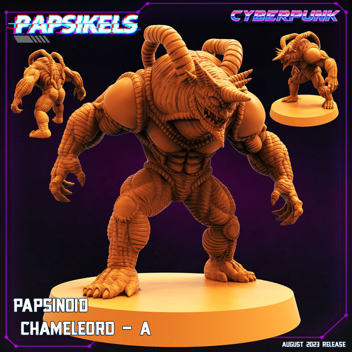 Papsinoid Chamelelord A | Cyberpunk | Sci-Fi Miniature | Papsikels