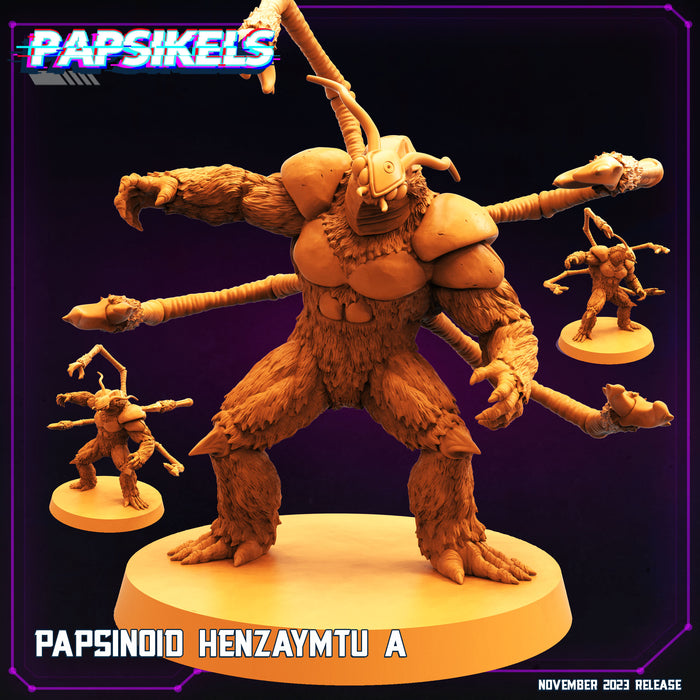 Papsinoid Henzaymtu A | Cyberpunk | Sci-Fi Miniature | Papsikels