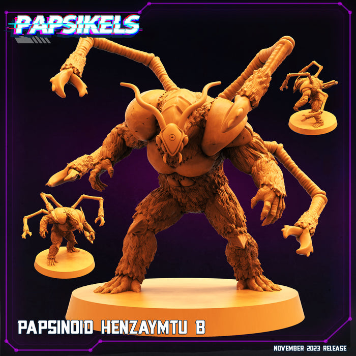 Papsinoid Henzaymtu Miniatures | Cyberpunk | Sci-Fi Miniature | Papsikels
