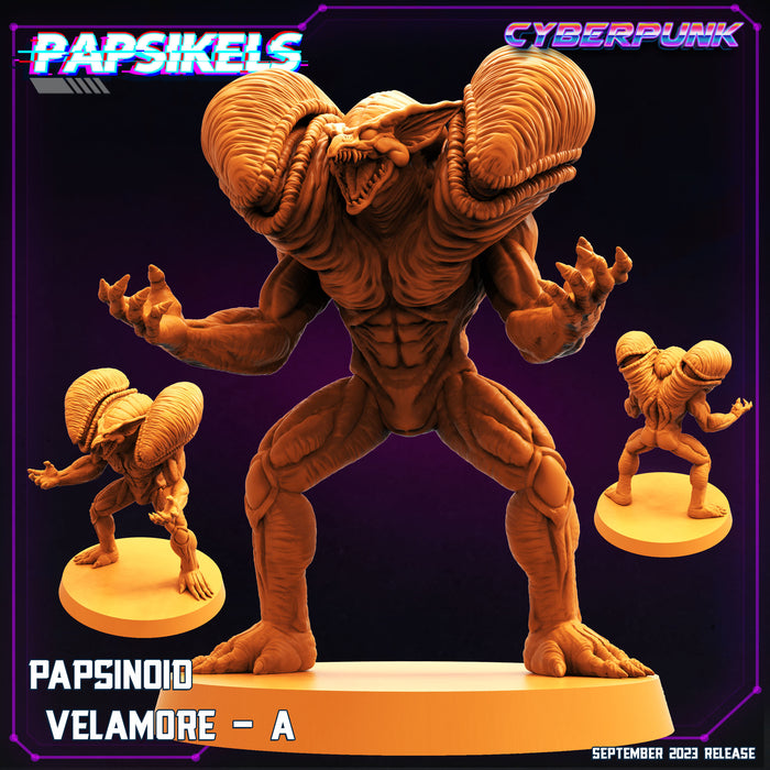 Papsinoid Velamore A | Cyberpunk | Sci-Fi Miniature | Papsikels