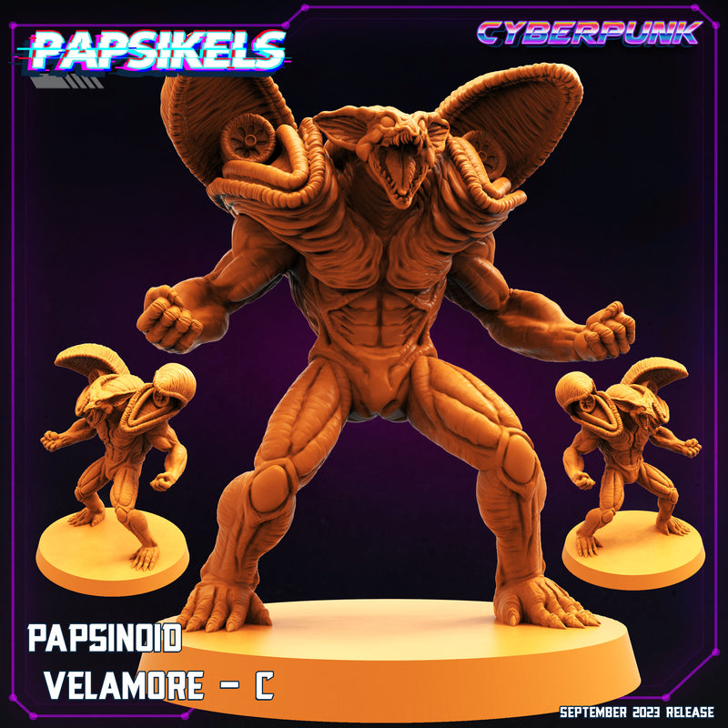 Papsinoid Velamore Miniatures | Cyberpunk | Sci-Fi Miniature | Papsikels