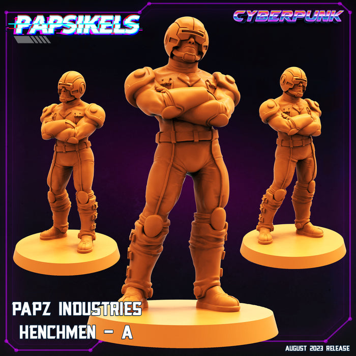 Henchman A | Cyberpunk | Sci-Fi Miniature | Papsikels