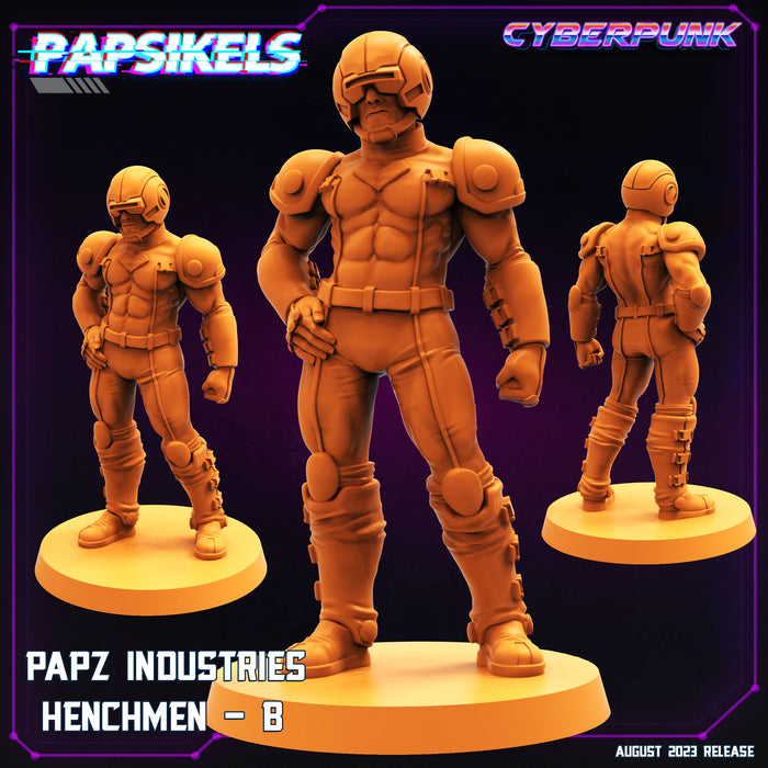 Henchman Miniatures | Cyberpunk | Sci-Fi Miniature | Papsikels