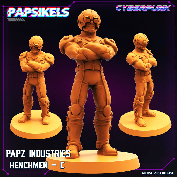 Henchman C | Cyberpunk | Sci-Fi Miniature | Papsikels