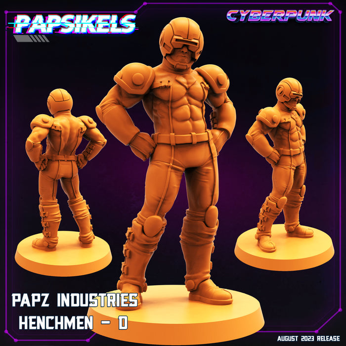 Henchman Miniatures | Cyberpunk | Sci-Fi Miniature | Papsikels