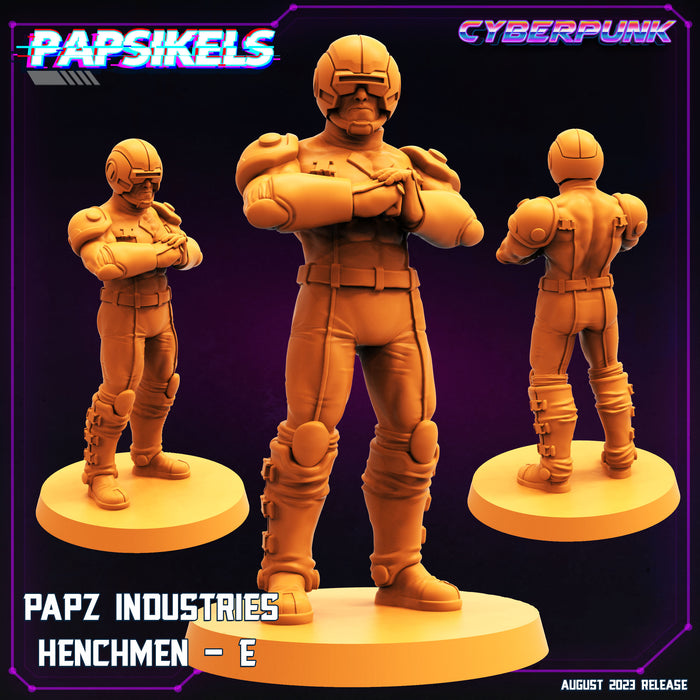 Henchman E | Cyberpunk | Sci-Fi Miniature | Papsikels