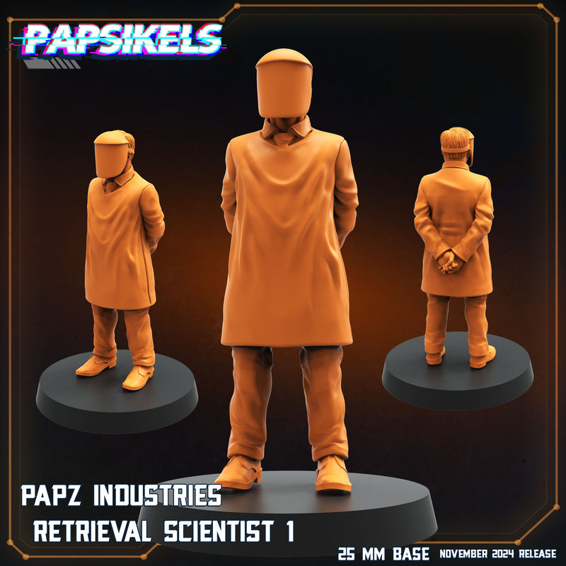 Retrieval Scientist Miniatures | Aliens Vs Humans XI Execration | Papsikels