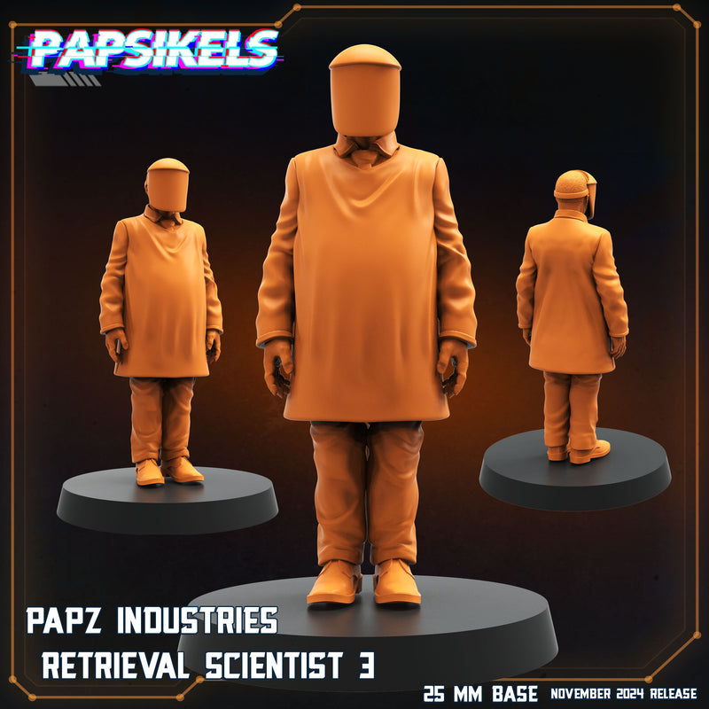 Retrieval Scientist Miniatures | Aliens Vs Humans XI Execration | Papsikels