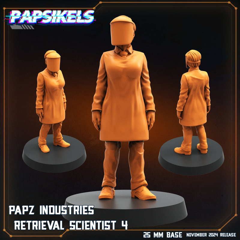 Retrieval Scientist Miniatures | Aliens Vs Humans XI Execration | Papsikels