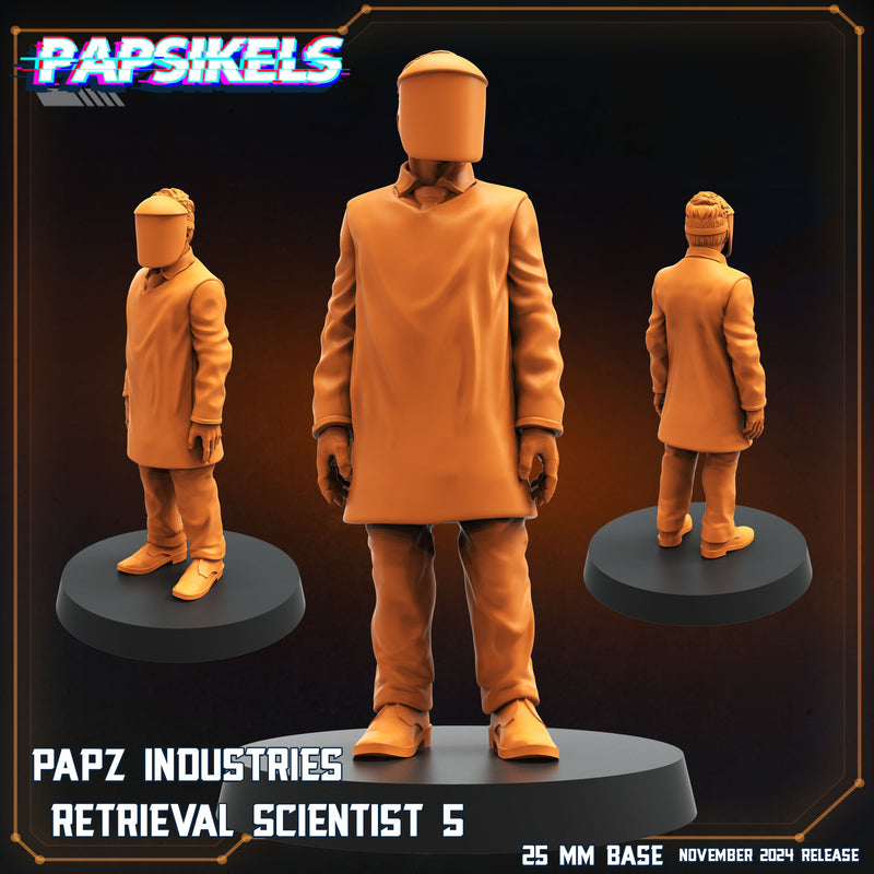 Retrieval Scientist Miniatures | Aliens Vs Humans XI Execration | Papsikels