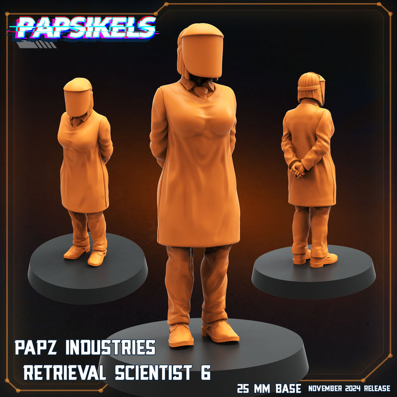 Retrieval Scientist Miniatures | Aliens Vs Humans XI Execration | Papsikels