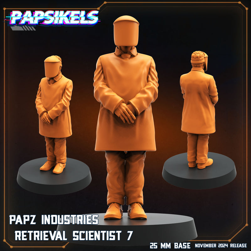 Retrieval Scientist Miniatures | Aliens Vs Humans XI Execration | Papsikels