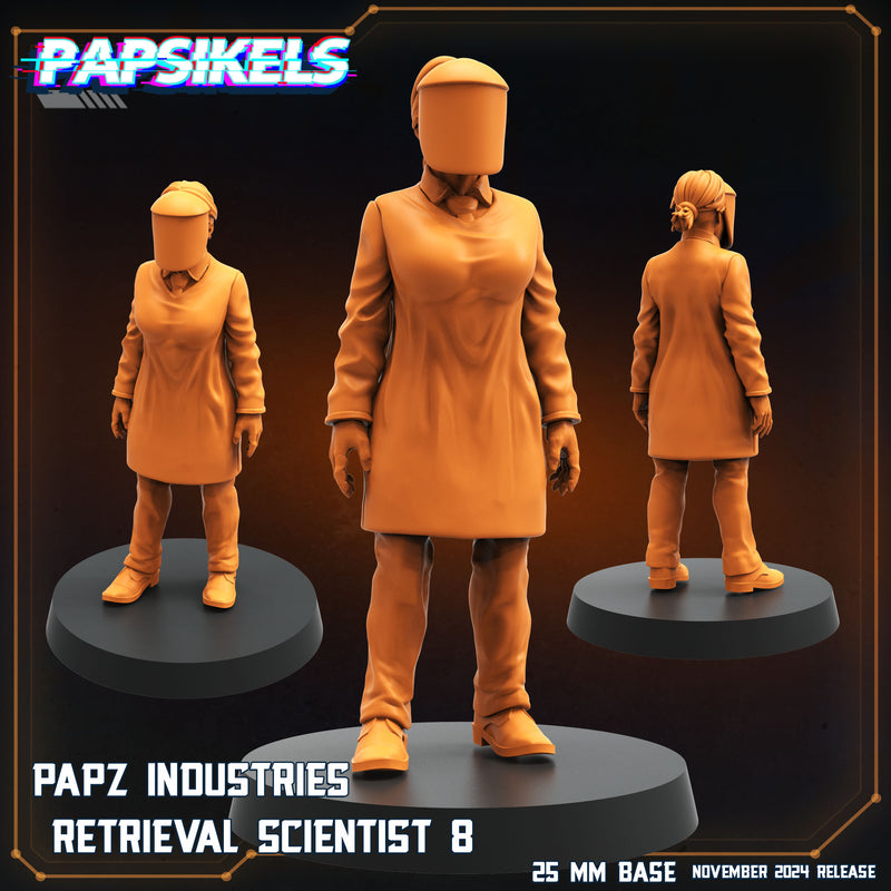 Retrieval Scientist Miniatures | Aliens Vs Humans XI Execration | Papsikels