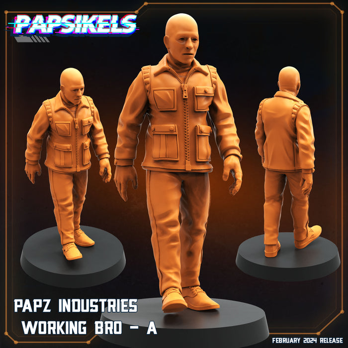 Working Bro A | Dropship Troopers IV | Sci-Fi Miniature | Papsikels
