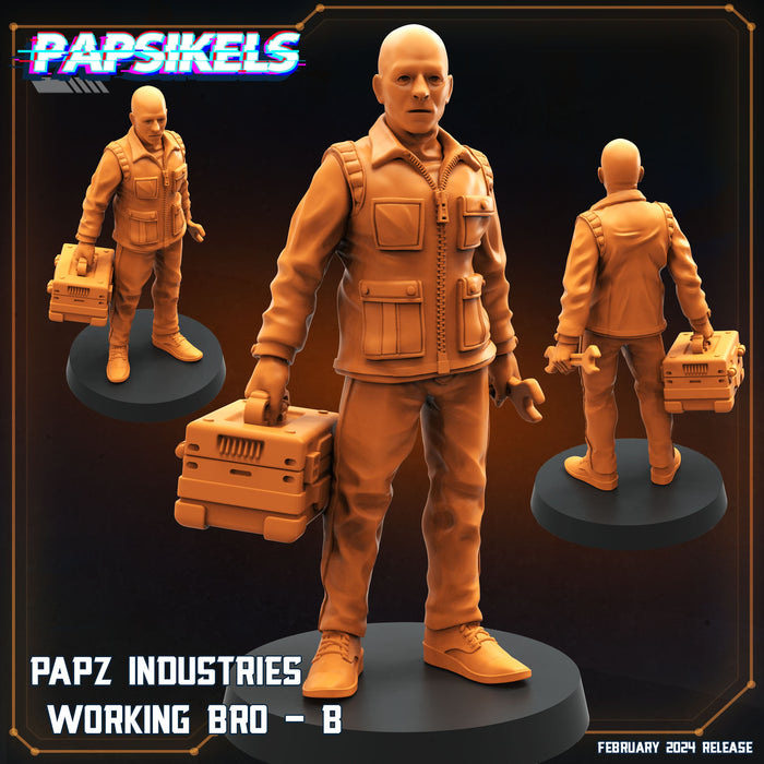 Working Bro C | Dropship Troopers IV | Sci-Fi Miniature | Papsikels