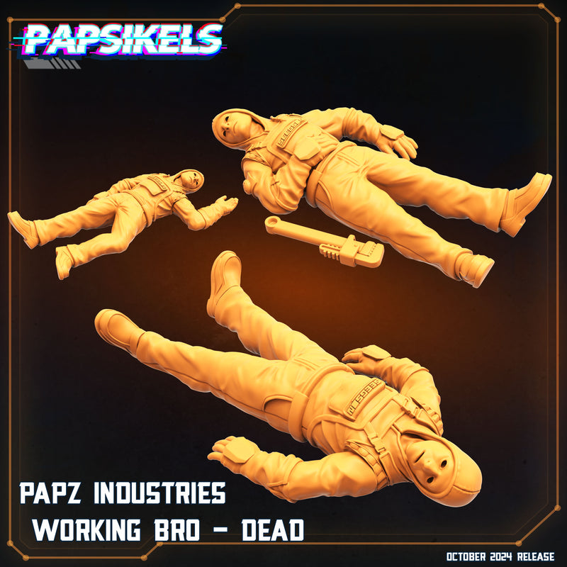 Working Bro 4 Miniatures | Aliens Vs Humans VIII No Remorse | Sci-Fi Miniature | Papsikels