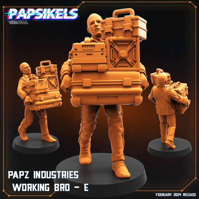 Working Bro Miniatures | Dropship Troopers IV | Sci-Fi Miniature | Papsikels