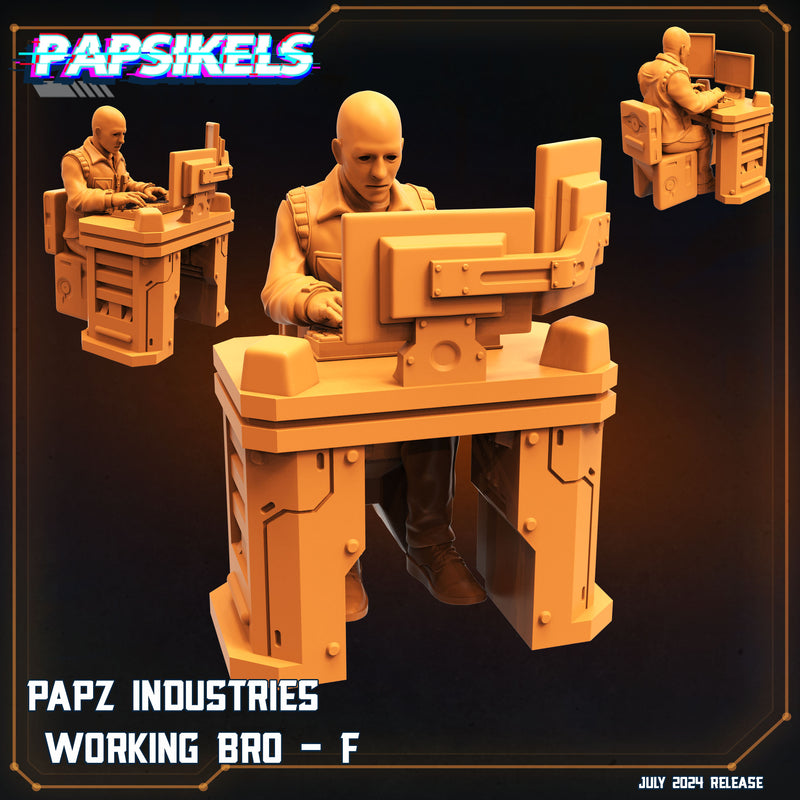 Working Bro F | Aliens Vs Humans VII Resurgence | Sci-Fi Miniature | Papsikels